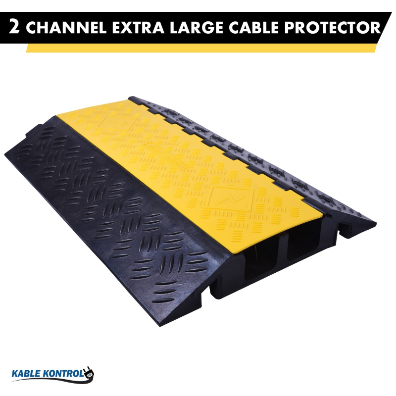 Kable-Kontrol-Cable-Protector-2-Channel-Extra Large-Heavy-Duty-CP9985-2