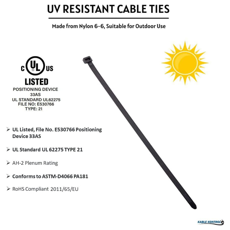 Kable Kontrol Nylon zip ties - 21