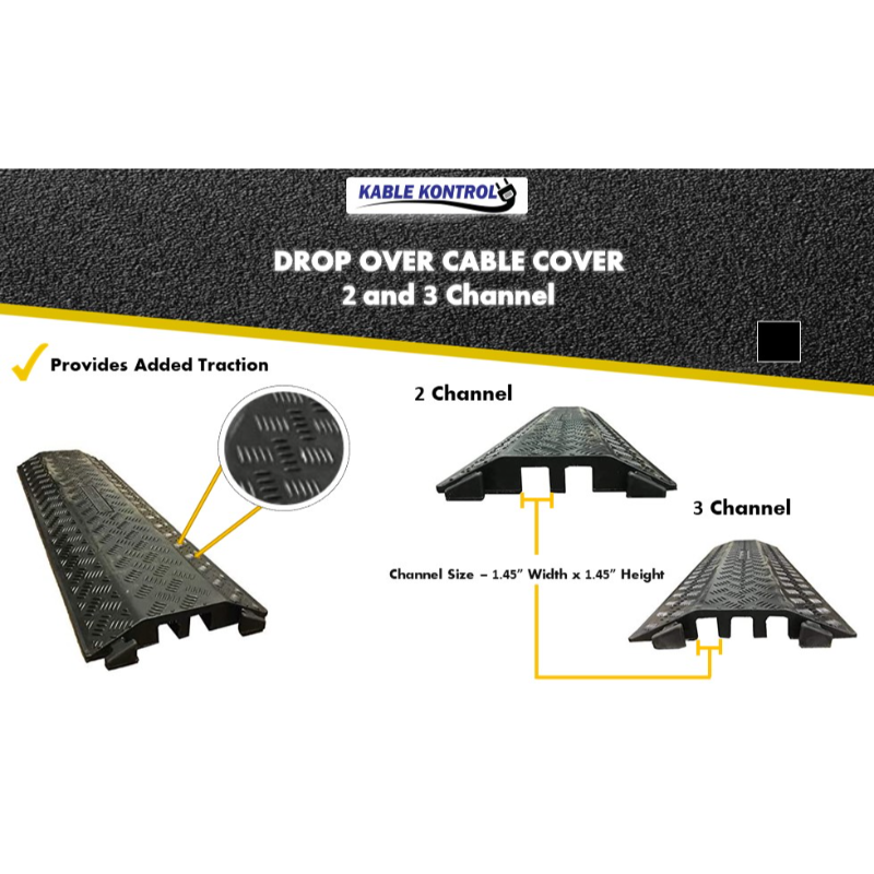 Kable-Kontrol-Drop-Over-Cable-Cover-Protector-2-Channel-3-Channel-Banner