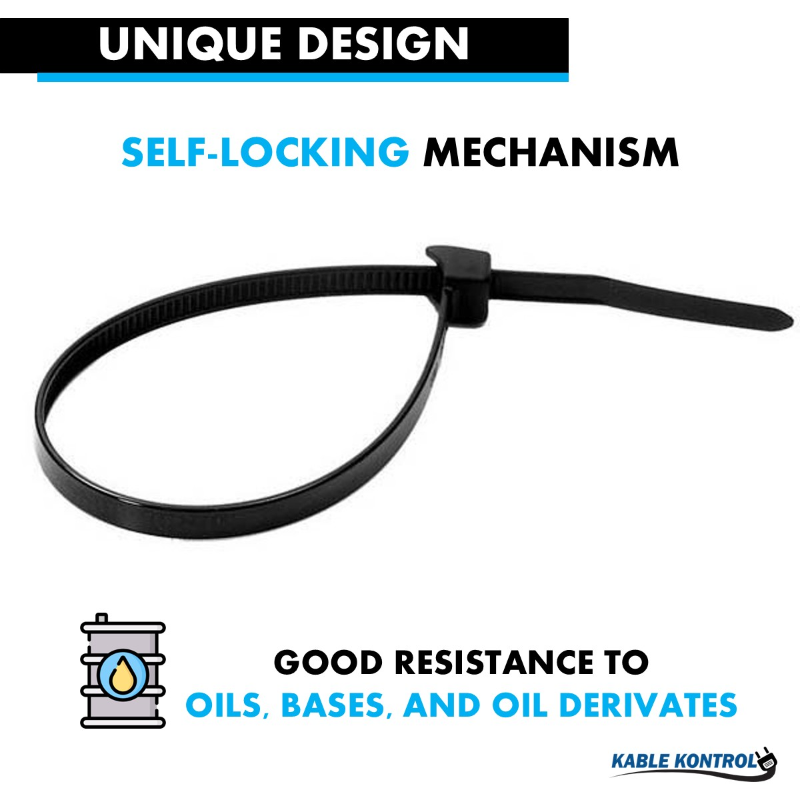 Fuel Line Cable Zip Ties - 3