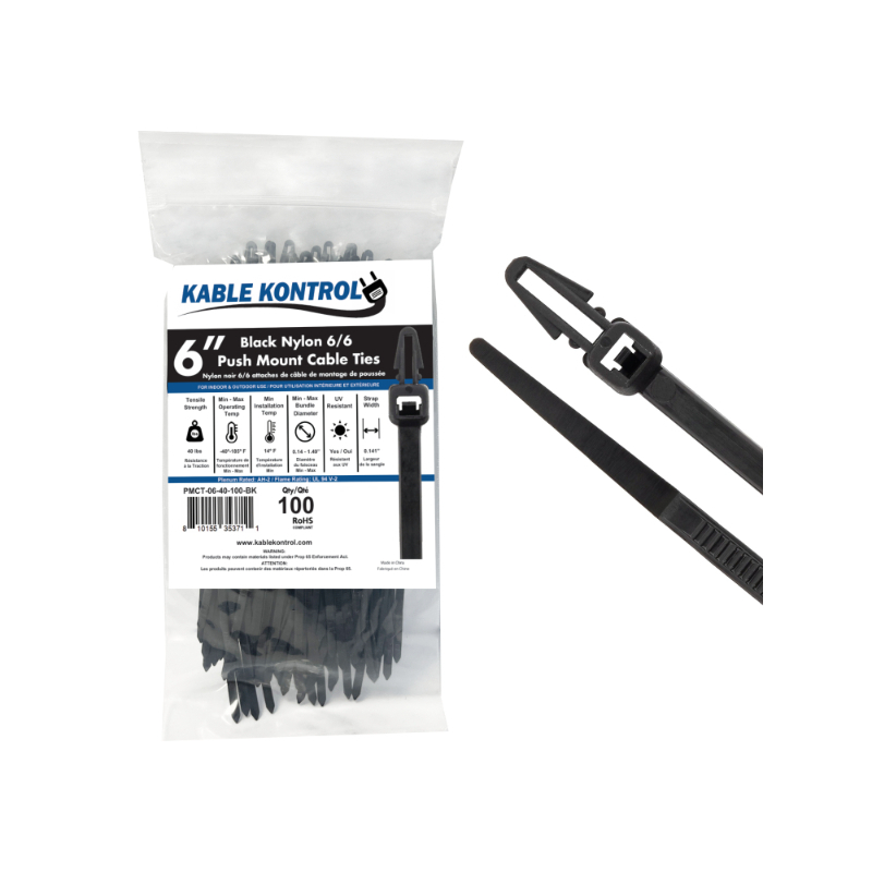 arrowhead_push_mount_cable_ties-6_inch-pmct-06-40-100-bk