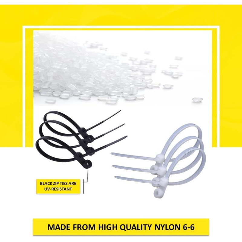 Screw Hole Mount Cable Ties - 3