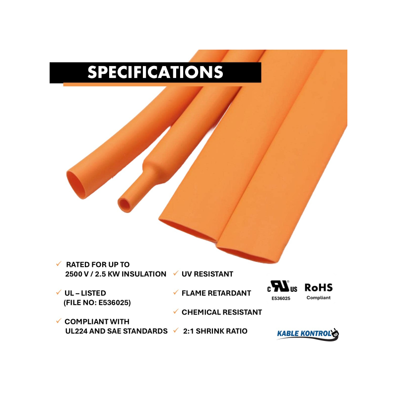 EV High Voltage Heat Shrink Tubing - 1