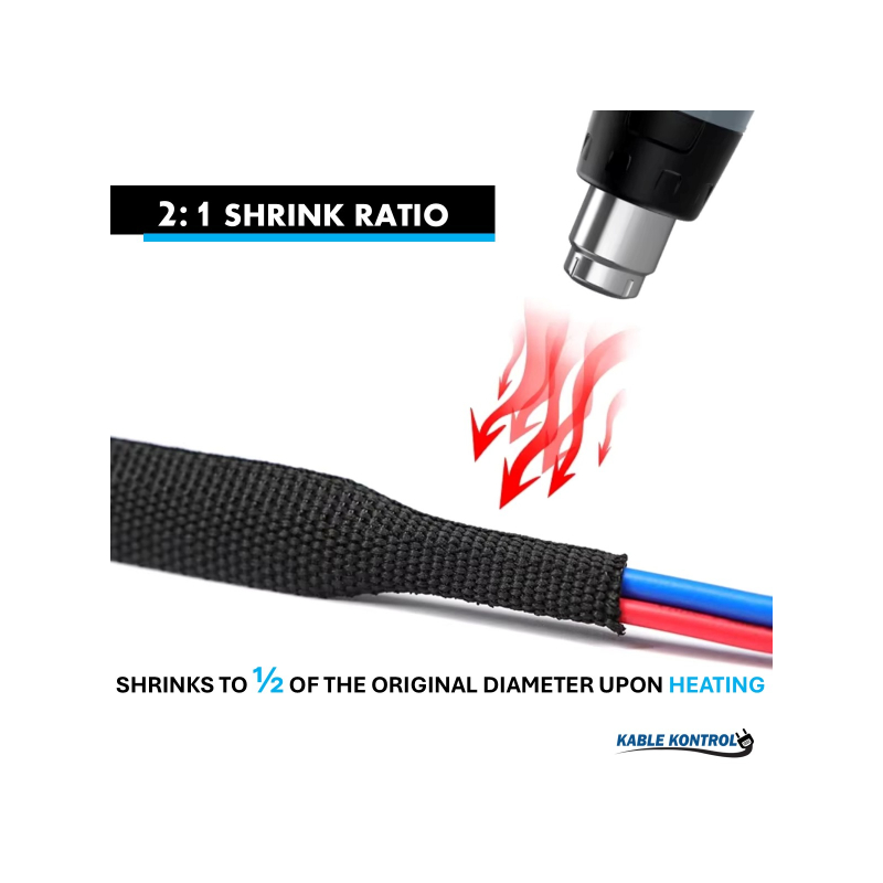Fabric Heat Shrink Tubing 2-1 - 4