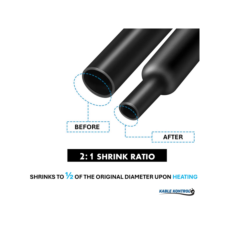 Kable Kontrol Heat Shrink Tubing - 2-1 Polyolefin - 4