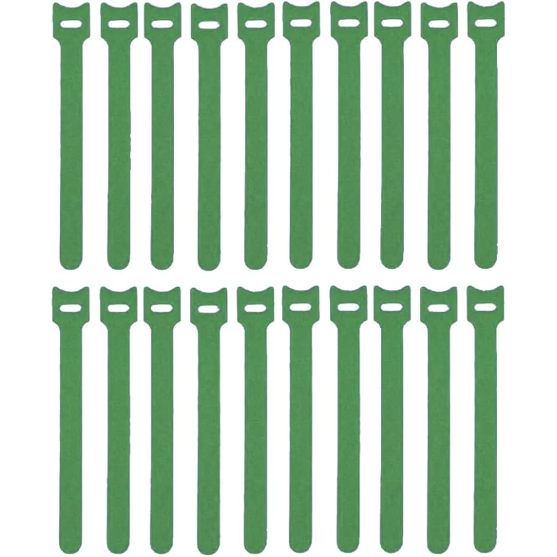Kable Kontrol™ Hook and Loop Fastener Wraps green