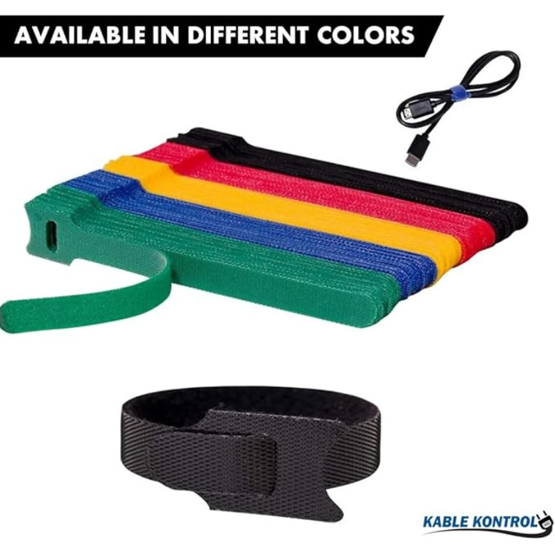 Kable Kontrol™ Hook and Loop Fastener Wraps - 4