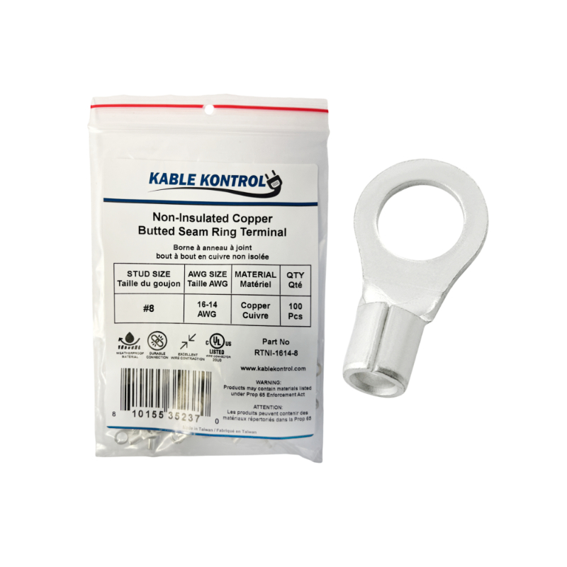 Kable Kontrol Ring Terminal Connector - Non Insulated - rtni-1614-8