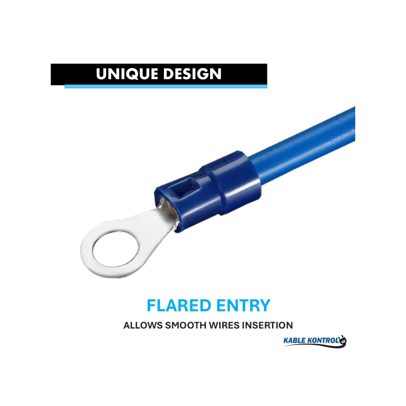 Kable Kontrol Ring Terminal Connector - Nylon Insulated - 3