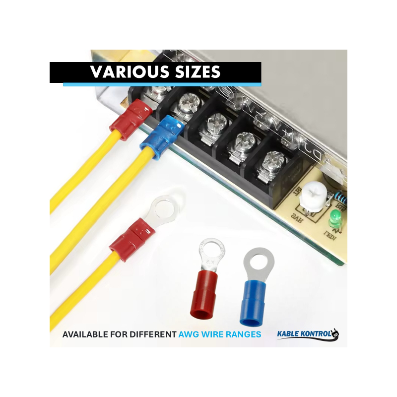 Kable Kontrol Ring Terminal Connector - Nylon Insulated - 4