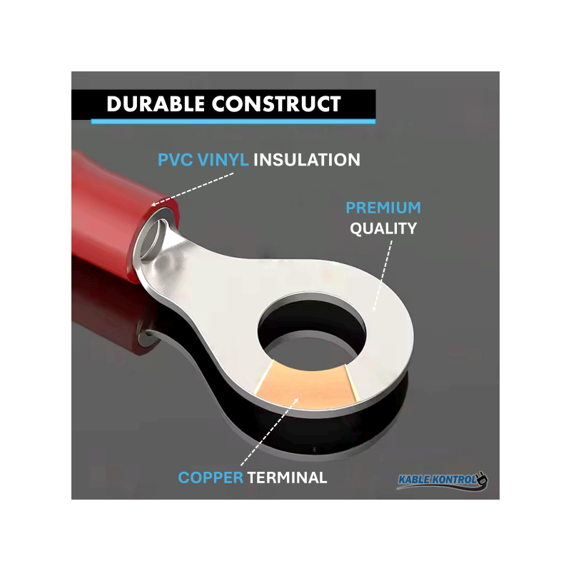Kable Kontrol Ring Terminal Connector - PVC Vinyl Insulated - 1