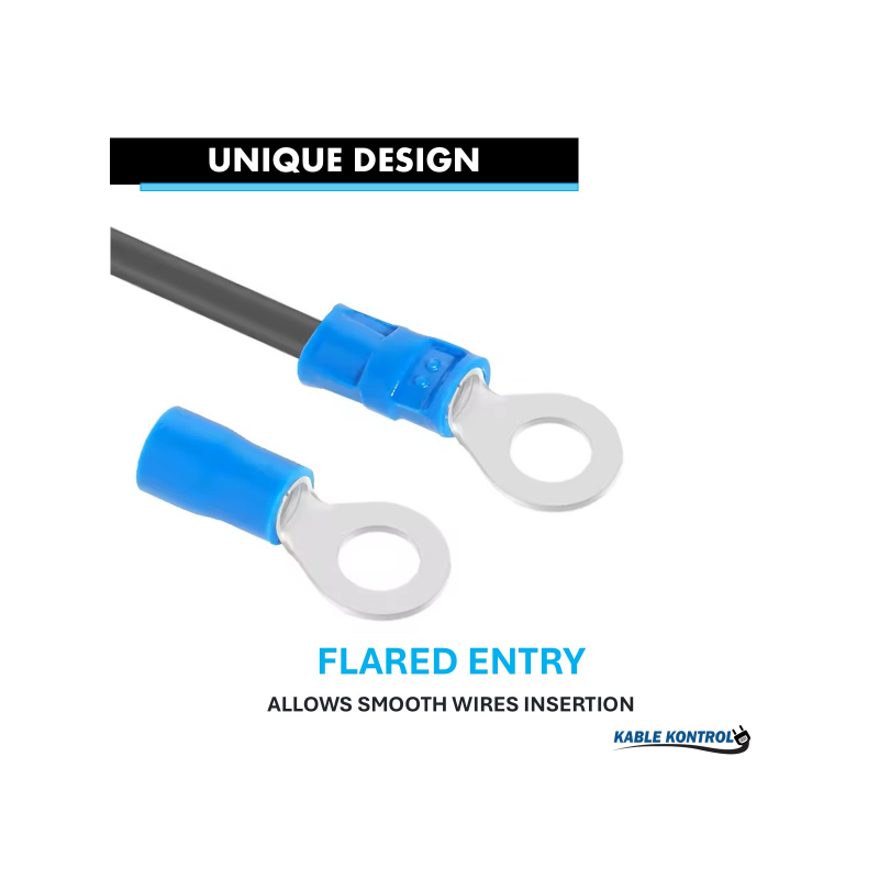Kable Kontrol Ring Terminal Connector - PVC Vinyl Insulated - 4