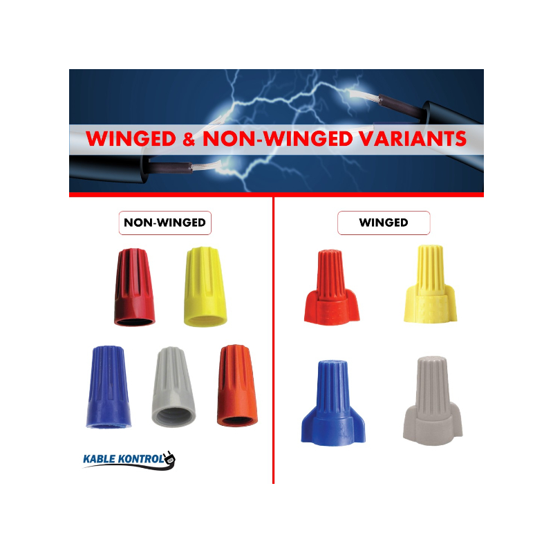 Kable Kontrol Twist on Wire Connector Caps - 2