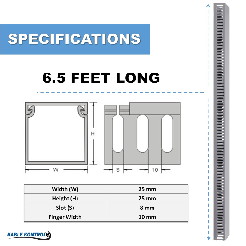 Kable Kontrol Wire Duct - 2 -PFOS1X1