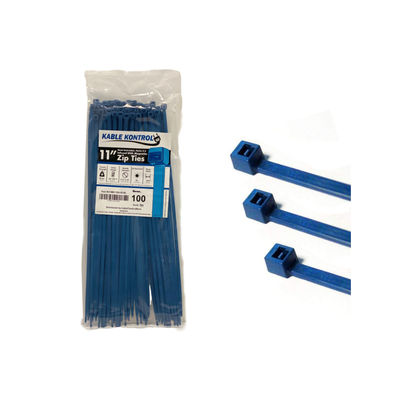 Image of metal-detectable-zip-ties-11-inch