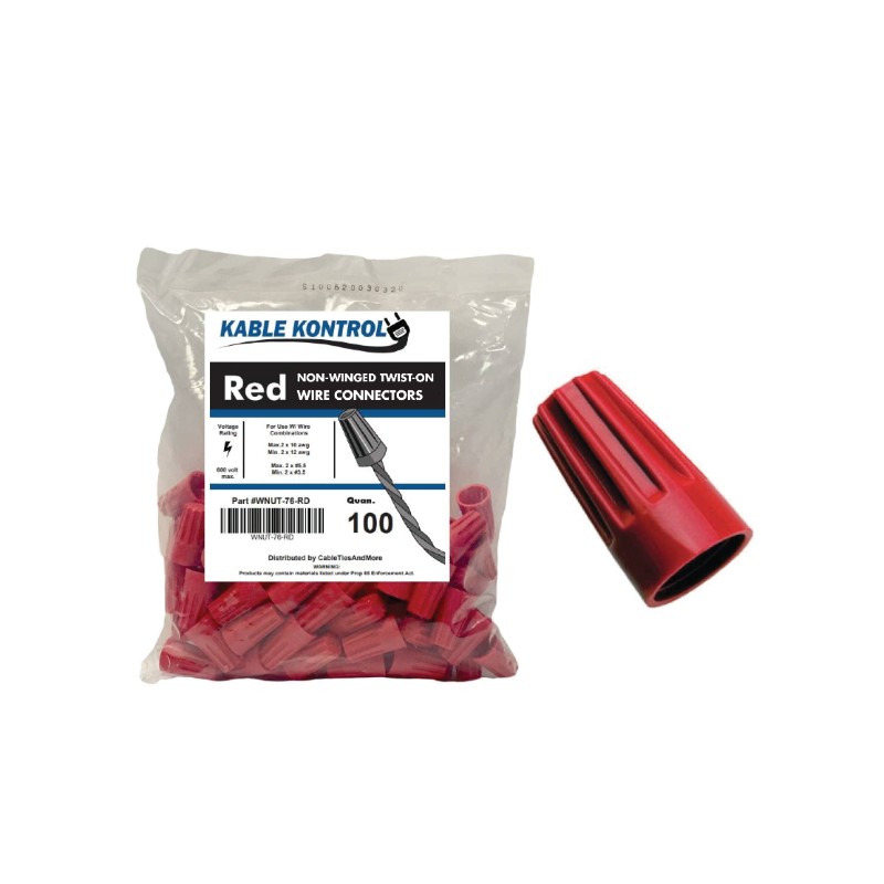 wnut-76-rd-100-kable-kontrol-wire-connectors-cable-caps-non-winged-red